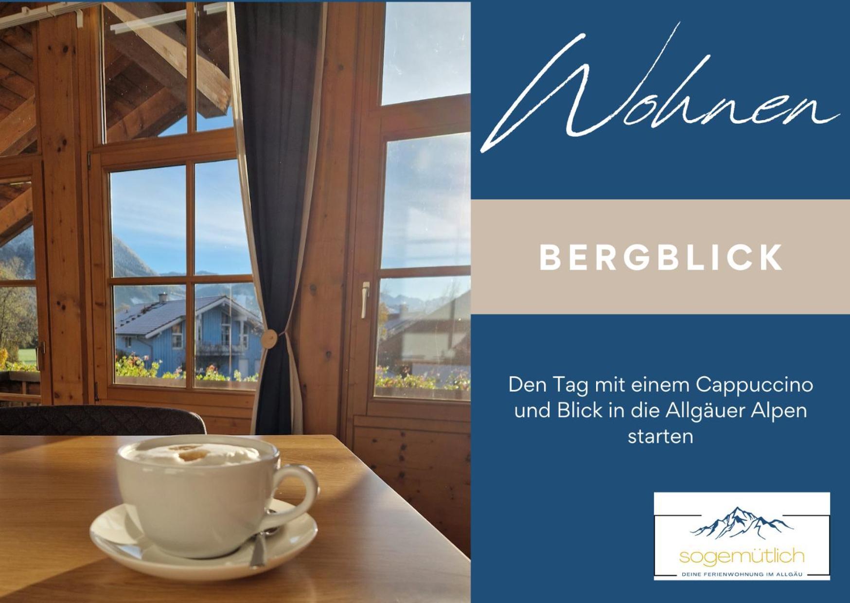 Toller Bergblick Vom Ruhigen Sonnenbalkon, Nur 50M Zum See & Oepnv Inklusive Blaichach Exterior foto